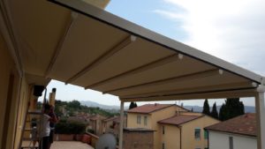 pergola 5x3 metri su terrazza SE96