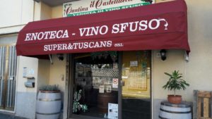 tenda a cappottina con stampa per negozio RIF: TS166