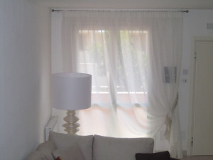 Tenda Arricciata Bianca da Gani Tende in Toscana.