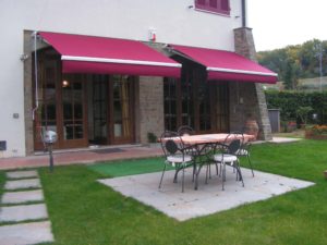 tende a bracci per giardino di villa RIF: TS196