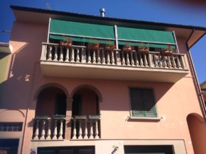 tende a capanno colore verde per copertura terrazzo RIF: TS117