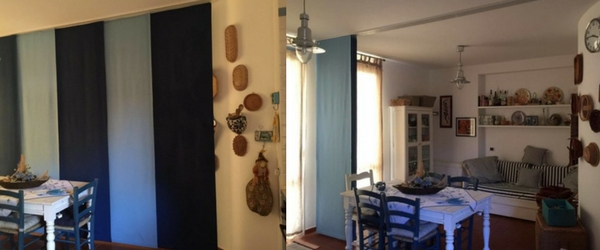 tende a pannello per separare ambienti