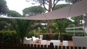 tende a vela per lounge bar RIF: TS194
