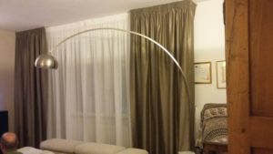 tende in mussola con calate in raso foderate RIF: TC137