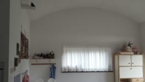 tende corte bianche per dormitorio asilo nido RIF: TC75