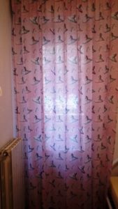 tende rosa con fantasia ballerine per cameretta