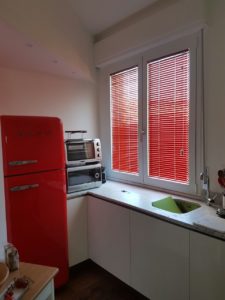 veneziane a vetro color rosso lacca RIF: TC48