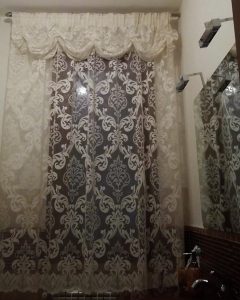 tende in tulle con smerlo RIF: TC134