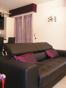 cuscini su misura coordinati con mantovana tende