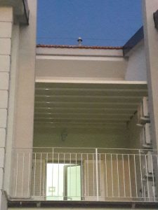 pergola per chiusura nicchia tra 2 appartamenti RIF: SE100