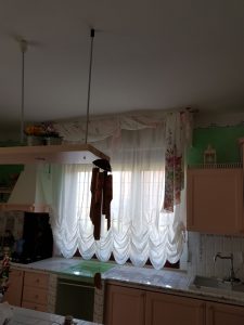 tenda a finto pacchetto con drappo RIF: TC56