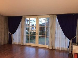 doppia tenda con calate in raso RIF: TC368