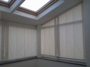 tenda filtrante schermante su vetrata obliqua RIF: TC375