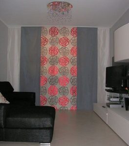 tende a pannelli con stampa a rose stilizzate RIF: TC396