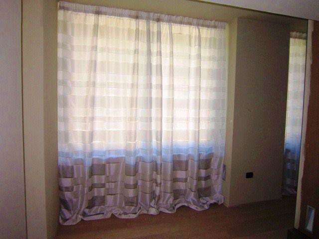 tenda lunga in organza doppia