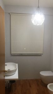 rullo in tessuto filtrante per finestra bagno RIF: TC450