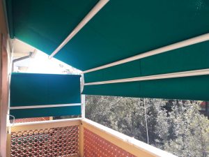 tenda a capanno e tenda a caduta verdi RIF: TS51