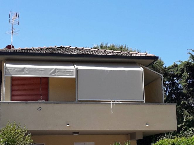 tende a capanno in tessuto innovativo microforato impermeabile