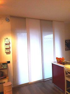 tende a pannelli in tessuto filtrante