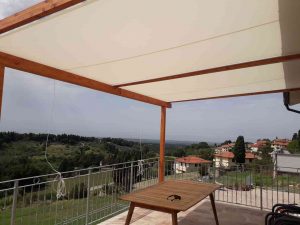 copertura su misura per struttura in legno da esterno