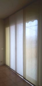 tende a pannelli su misura in puro lino