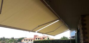 2 tende a bracci senza cuciture per giardino di casa