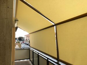 2 tende a capanno a tinta unita coordinata e senza cuciture