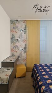 tende a pannelli con runner coordinati per camera da letto (RIF: TL16)