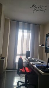 tende a pannelli su misura per camera studio (RIF: TL38)