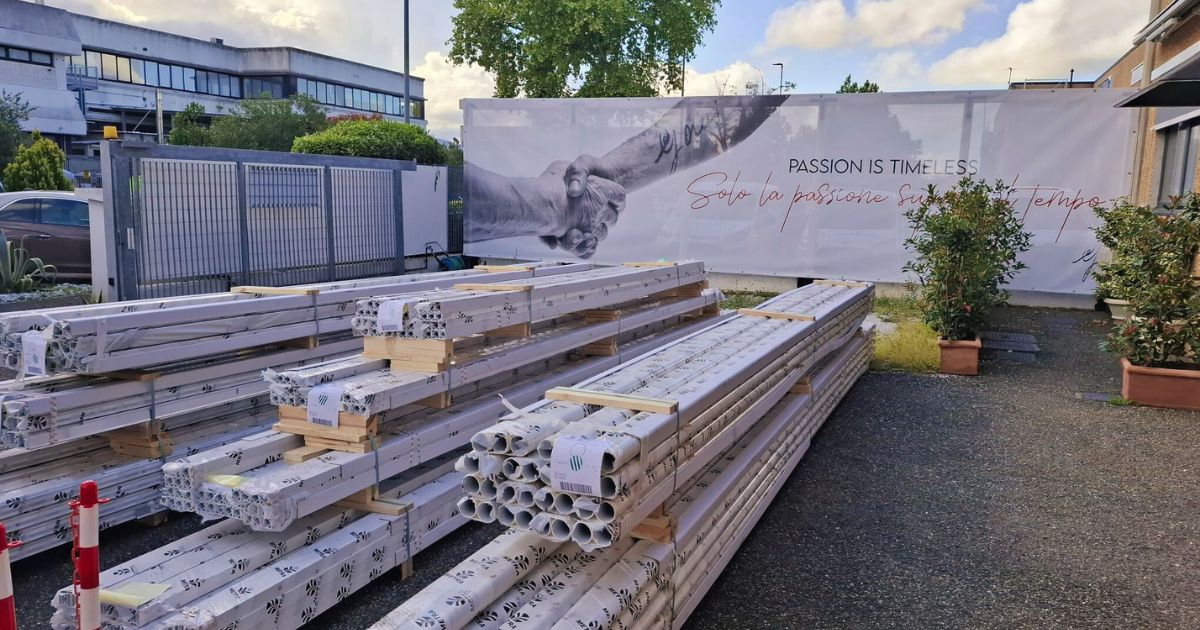 scarico alluminio presso fabbrica gani